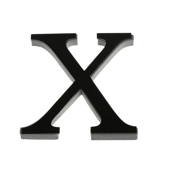 Home Decor Clearance Qianduo 26 Letters Diy 3D Mirror Acrylic Wall Sticker Decals Home Decor Wall Art Mural X, 1Pc Mirror English Letters