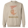 thumbnail image 1 of Miller High Life Girl In The Moon Crewneck Sweatshirt-Medium, 1 of 1
