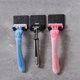thumbnail image 2 of 1/2/3/4/5/10pcs Wall Mounted Shaver Storage Rack, Wall Mounted Key Hanger, Free Punching Wall Hook, Multifunctional Hook For Household Bathroom Kitchen Room, Bathroom Accessories, 2 of 4