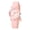 Pink, variant on Women's men's Watch Simple Digital Silicone Watch with Star Pendant: Rubber Band Clear Dial Analog Quartz – Gift
