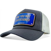 John Hatter & Co Are You Not Entertained Grey Adjustable Cap
