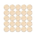 thumbnail image 4 of 100 Pieces Round Wooden Discs with Holes Birthday Board Tags and 100 Pieces 15 mm Rings for Arts and Crafts (3CM), 4 of 5