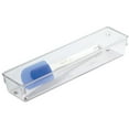 thumbnail image 2 of Interdesign 0469890 Linus Drawer Organizer, 12 x 3 x 2 in., Plastic - Clear, 2 of 2