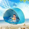 thumbnail image 5 of Walbest Summer Baby Beach Tent & Shade Pool, Instant Portable Breathable Travel Baby Beach Tent Bed Playpen Sun Shelter, Mosquito Net Super Lightweight, 5 of 7