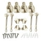 thumbnail image 5 of Juego de 16 cuerdas elásticas para amarrar persianas y cortinas, accesorios de fijación versátiles Blanco, 5 of 9