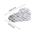 thumbnail image 2 of TIMIFIS Bubble Pile Cream Style Living Room Heart Rug Single Sofa Coffee Table Rug Cloakroom Makeup Cushion Rugs, 2 of 5