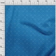 thumbnail image 3 of oneOone Viscose Chiffon Medium Blue Fabric Asian Block Floral Sewing Craft Projects Fabric Prints By Yard 42 Inch Wide, 3 of 4