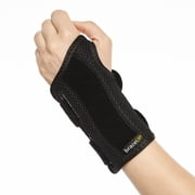 Wrist Splint for Carpal Tunnel by BraceUP - Wrist Support for Women and Men, Wrist Brace for Pain Relief and Arthritis (Left L/XL)