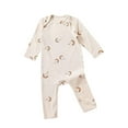thumbnail image 2 of Lenago Baby Spring Baby Boy And Girl Long-sleeved Cotton Home Crawling Clothes Jumpsuit, 2 of 4