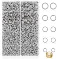 thumbnail image 1 of DIY jewelry accessories 4600 pieces of jewelry making set jump ring closed ring open ring ring jewelry accessories silver, 1 of 5