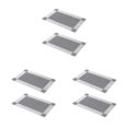 thumbnail image 1 of Advancent Mantel Individual tejido de 2 piezas para de comedor, posavasos de PVC, negro Type1 NO1, 1 of 6