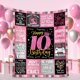 thumbnail image 2 of LHSHID Teenage Girls 10th Birthday Gifts Throw Blanket Happy 10th Birthday Decorations Blanket for Girls Birthday Gifts for 10 Year Old Girl Daughter Bestie Sister 30"x40", 2 of 7