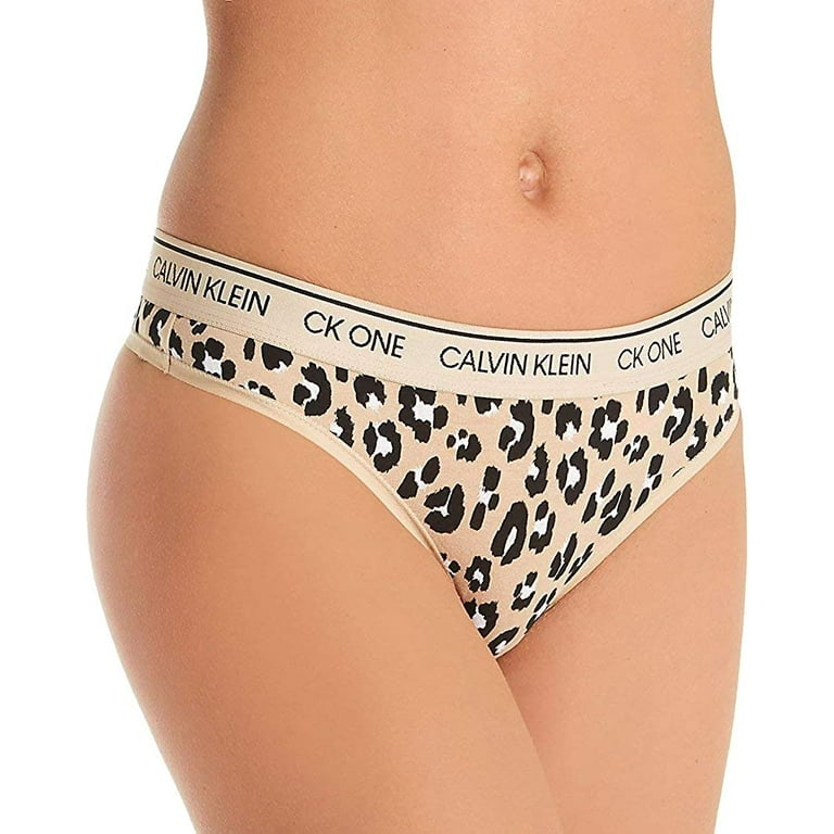 Calvin Klein Women's Ck One Cotton Thong Panty 