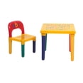 thumbnail image 2 of Huayishang Childrens Table And Chair Set Kid's Study Table Set Plastic Kids Table And Chairs Set For Arts Crafts Drawing Reading Playroom, 2 of 9