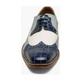 thumbnail image 3 of Stacy Adams Gallinari Wingtip Lace Up Leather Shoes Dark Blue Multi 25660-469, 3 of 8