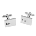 thumbnail image 1 of Computadora de Tono de Plata Ctrl CTRL TECLETAS Gemelos para Hombre Joyas de de Hugo Cufflinks del Mens, 1 of 7
