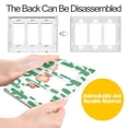 thumbnail image 4 of Yayeee Rocker Switch Wall Plate 2-Gang 4.7"x4.6" Home Decorative Outlet Cover, Cactus Pattern, 4 of 6