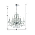 thumbnail image 2 of Crystorama Lighting - Six Light Chandelier - Chandelier - Imperial - 6 Light, 2 of 5