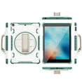 thumbnail image 2 of Dteck Rugged Case for iPad 2017 2018 9.7 Inch 5th 6th Gen A1822 A1823 A1893 A1954, Heavy Duty Shockproof Shell Drop Protection Cover with Rotating Hand Strap Kickstand for iPad 6th/5th Gen,Green, 2 of 6