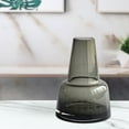 thumbnail image 4 of CQCYD under $5 Glass Vase Bud Flower Vase with Modern Design, Wide Mouth Decorative Vase Gift for Home Decor, Living Room, Dining Table, Entryway, Shelf, Wedding, Office, 4 of 6