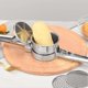 thumbnail image 3 of Stainless Steel Potato Ricer, Potato Masher with 3 Fineness Discs, 3 of 4