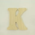 thumbnail image 4 of Package of 1, 6 Inch X 3/4" Thickness Baltic Birch Wood Letter K in The Goudy Heavy Font, Thick, Upper Case for Art & Craft Project, Made in USA, 4 of 4