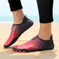 thumbnail image 4 of ChiVerve Hiking Barefoot Shoes for Women Men Breathable & Non-Slip Athletic Footwear Wide Toe Water Shoes, Designed for Walking & Running & Swimming | Black Red, 11 Men, 4 of 9