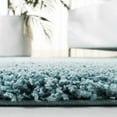 thumbnail image 5 of SAFAVIEH Royal Juliet Solid Plush Shag Area Rug, Aqua, 8' x 10', 5 of 8