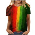 thumbnail image 2 of Simua T-Shirts d'Été pour Femmes Mode Imprimée Quatrième Juillet Tee Shirts Décontractés Manches Courtes Col Rond Tee Tops, 2 of 5