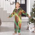 thumbnail image 6 of Vzayyk 4T-14Y Size Aviliable Cozy One-Piece Footless Sleeper Pajama Capybaras Are Eating Grass, 6 of 8