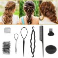 thumbnail image 4 of Hair Styling Set, NOGIS 83 Pcs Hair Design Styling Tools, DIY Hair Accessories Hair Modelling Tool Kit Magic Fast Hair Braid Braiding Tool for Women and Girls, 4 of 7