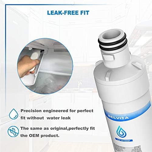 LT1000P Refrigerator Water Filter Replacement by BELVITA Compatible with LG...
