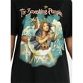 thumbnail image 4 of Smashing Pumpkins Women's Front Back Graphic Band Tee with Short Sleeves, Sizes XXS-XXL, 4 of 5