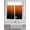 Orange, variant on Black White Living Room Curtains 2 Panel, Modern Geometric Abstract Gradient Striped Cafe Window Treatment, Farmhouse Bedroom Bathroom Kitchen Curtains Drapes 104"x54"