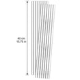 thumbnail image 2 of Plant Support Stakes, Acrylic Clear Potted Flora Fixed Rod Indoor Outdoor Garden Sticks Botanical Growth Tool Transparent Vegetation Stem Training Mounting Bracket, 15.75in, 2 of 6