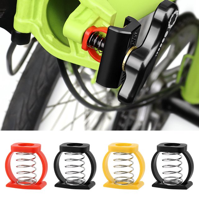 Meileang Bicycle Buckle Parallelizer Lightweight Compact Size Simple Installation Easy Free Twist Folding Bike Accessories Cycling Parts