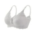 thumbnail image 2 of Ohufall Nursing Bras Ladies Comfortable Breathable No Steel Ring Front Buckle Breastfeeding Bra Woman Underwear, 2 of 8