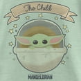 thumbnail image 2 of Girl's Star Wars: The Mandalorian The Child 2D Bassinet  Graphic Tee Mint Medium, 2 of 4
