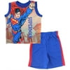 Superman Boys' "Flying Hero" 2-Piece Muscle Top & Shorts Set (6)