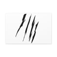 thumbnail image 2 of Effete Feline Claw Marks Scratch Matte Canvas, Stretched, 1.25", 2 of 5