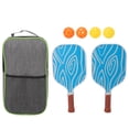 thumbnail image 2 of Juego De Paletas De Pickleball De Fibra De Vidrio, 2 Juegos De Paletas De Pickleball Ligeras Absorbentes Del Sudor Para Entrenamiento, 2 of 7