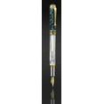 thumbnail image 4 of Xezo Xezo Maestro® 18K Gold Plated Fountain Pen (Medium Nib) - Oceanic White Mother of Pearl  Paua Abalone, 4 of 7