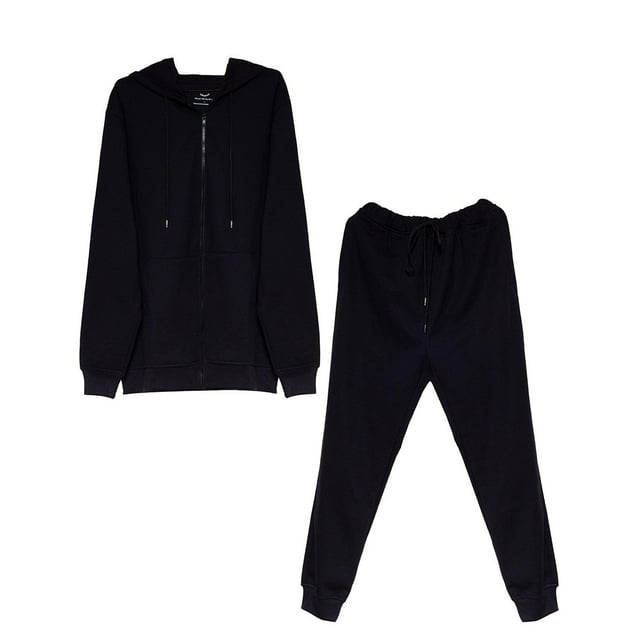 Conjunto Pants Deportivo LOVE MY FIT Tallas Extras Plus Unisex Negro 3XL