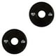 thumbnail image 5 of 2 discos de pesas para barras de 5 cm, con ranuras en el interior, accesorios compactos. 125 kg Negro, 5 of 9