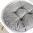 thumbnail image 5 of Solid Chair Pad Super Soft Thick Washable Round Seat Cushion for Kitchen Dining Room (16" x 16"), 5 of 6