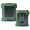 Green, variant on Sourcingbay Compact Waist Fan 4-Speed Flashlight Digital Display 8000mAh Usb Rechargeable for Outdoor Work