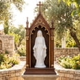 thumbnail image 6 of Costway 29.5" Virgin Mary Statue Tall Outdoor Religious Sculpture with Aged Finish for Yard, 6 of 10