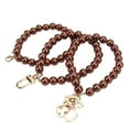 thumbnail image 1 of Pulsera de perlas Bling Bling 10mm con hebilla de puerta cabeza de camarón colgante de oso, 1 of 12