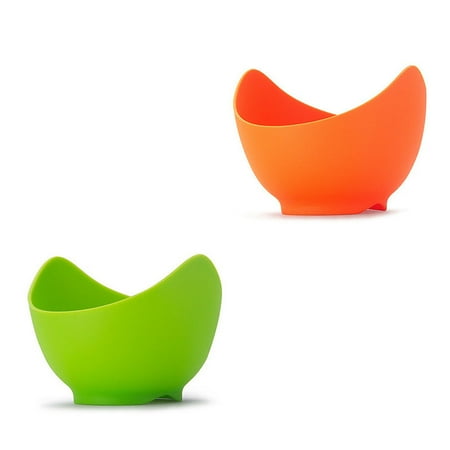 

TOPOINT Poached Egg Cooker Food Grade Non Stick Silicone Egg Poaching Cup for Microwave or Stovetop Kitchen Supply