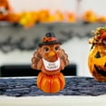 thumbnail image 6 of nvzhuang Thanksgiving Turkey Pumpkin Table Decor Colorful Resin Figurine for Holiday Festival Celebration, 6 of 6